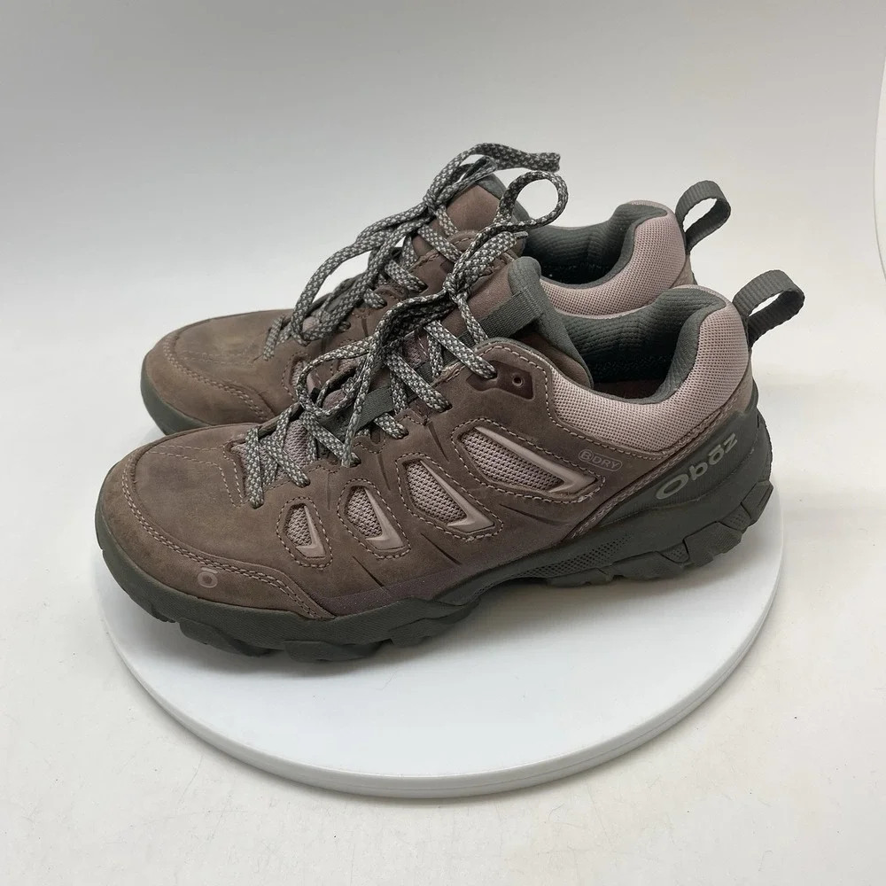 Oboz Shoes Womens 6.5 Sawtooth X Low Purple BDry Hiking Waterproof Rugged‎ Boots